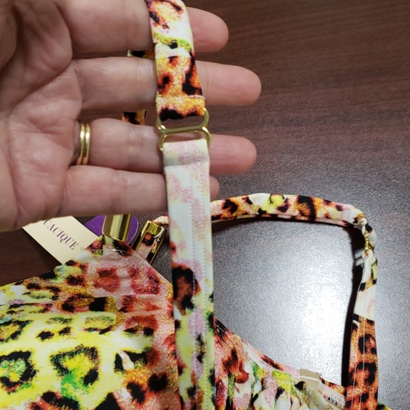 Swim by Cacique Animal Print Bikini Top - Picture 4 of 7